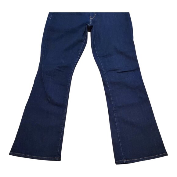 GAP 1969 SZ 29P Petite Women's Sexy Bootcut 5-Pocket Dark Wash Blue Jeans - Picture 8 of 13